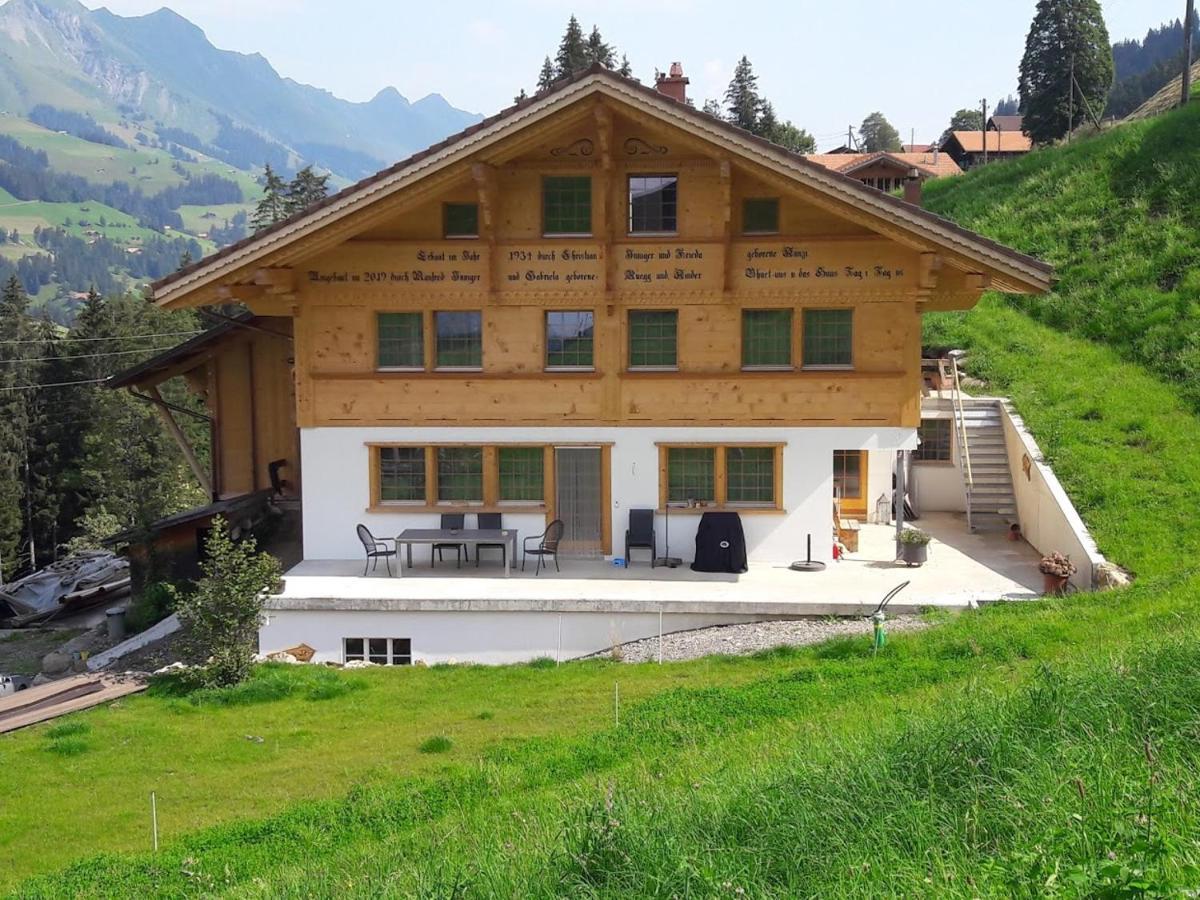 Ferien In Der Bergwelt Von Adelboden Bed & Breakfast Ngoại thất bức ảnh